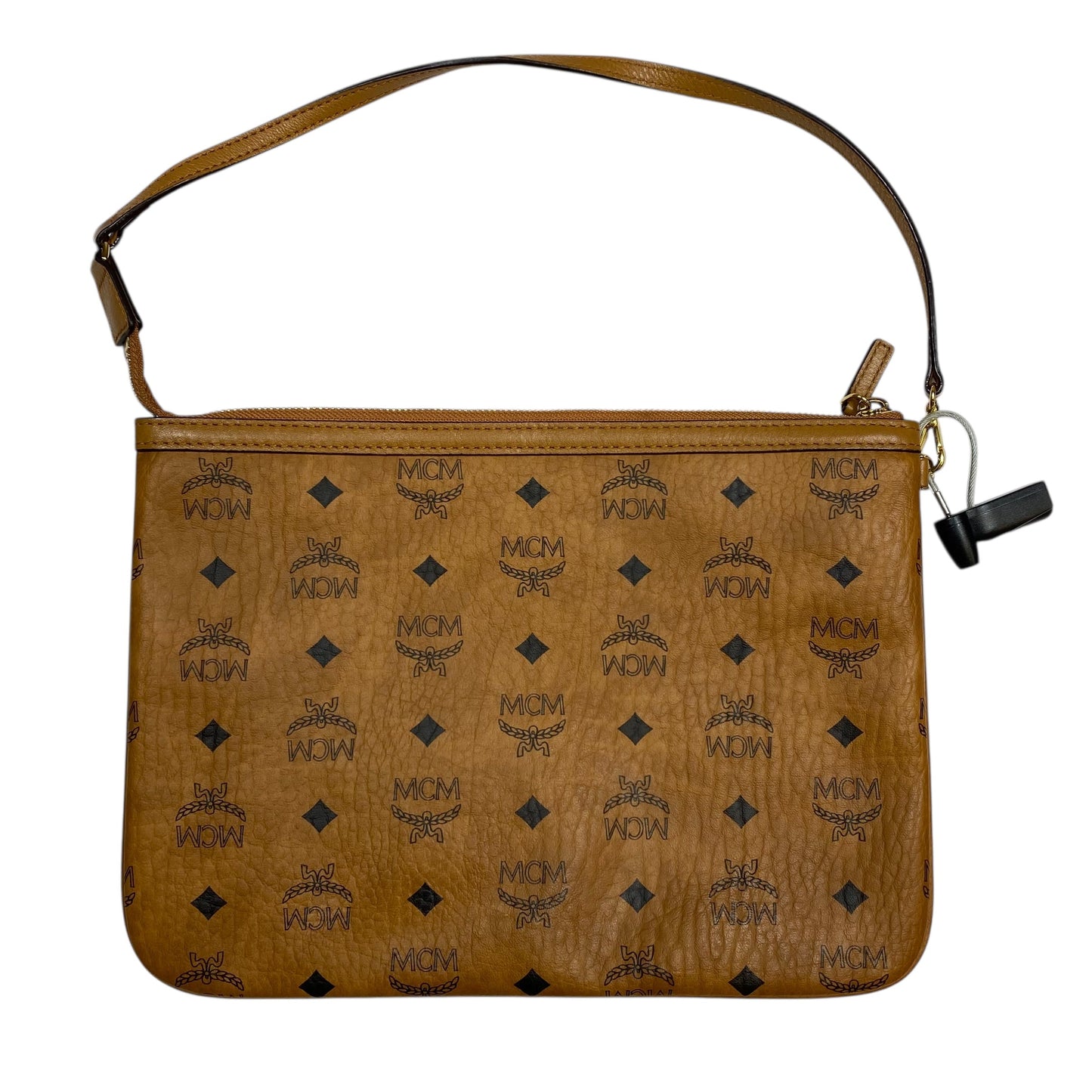 Wristlet Luxury Designer By Mcm In Brown, Size:Medium