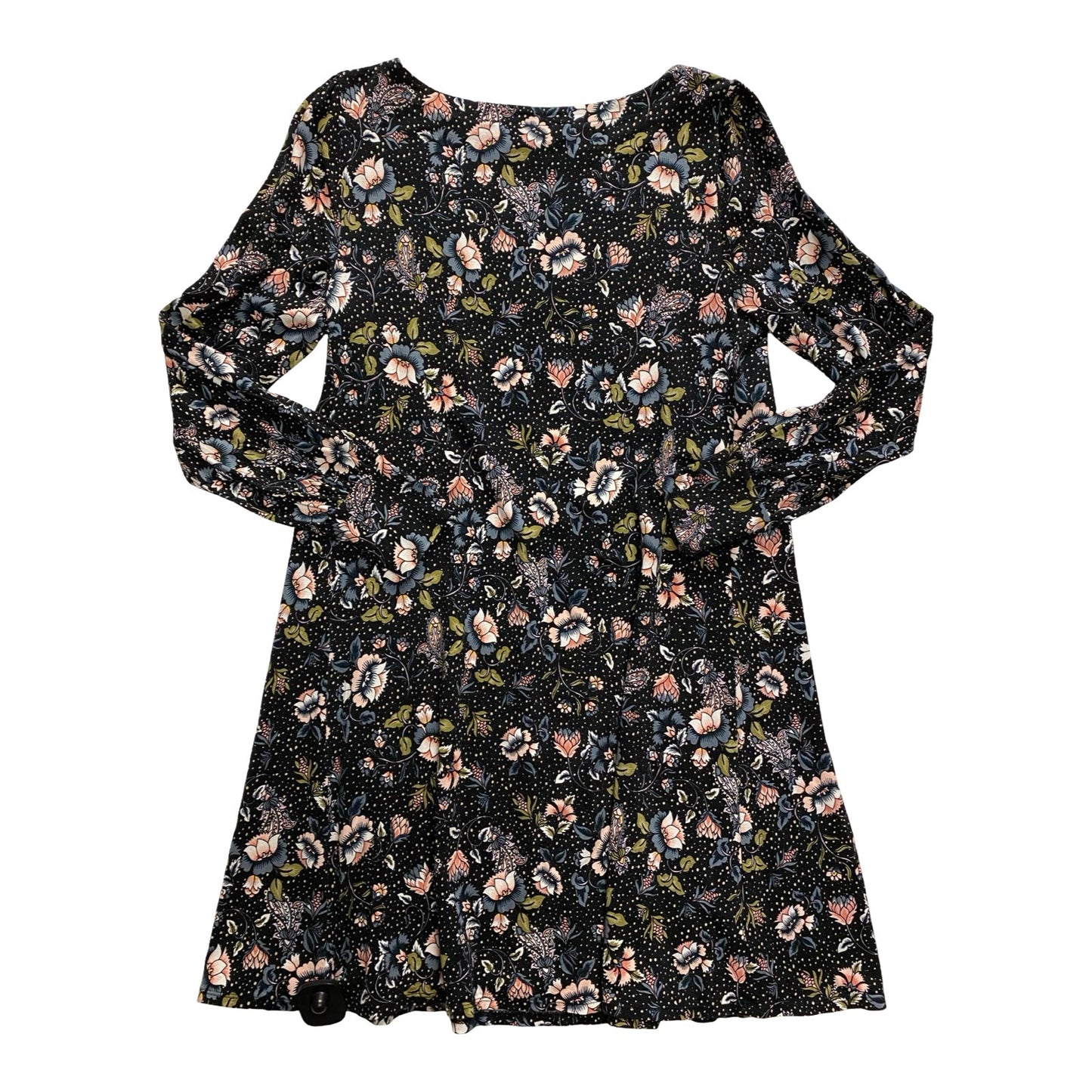 Dress Casual Midi By Loft In Floral Print, Size:S