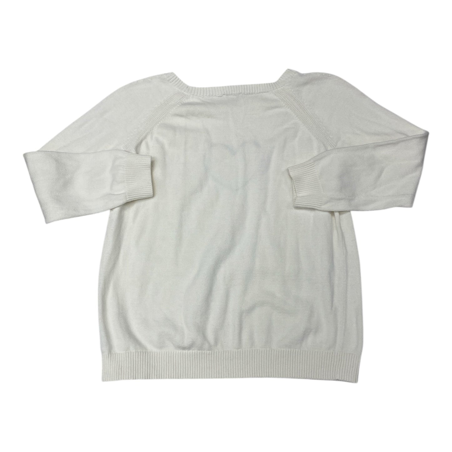 Sweater By Talbots In Cream, Size:Xl