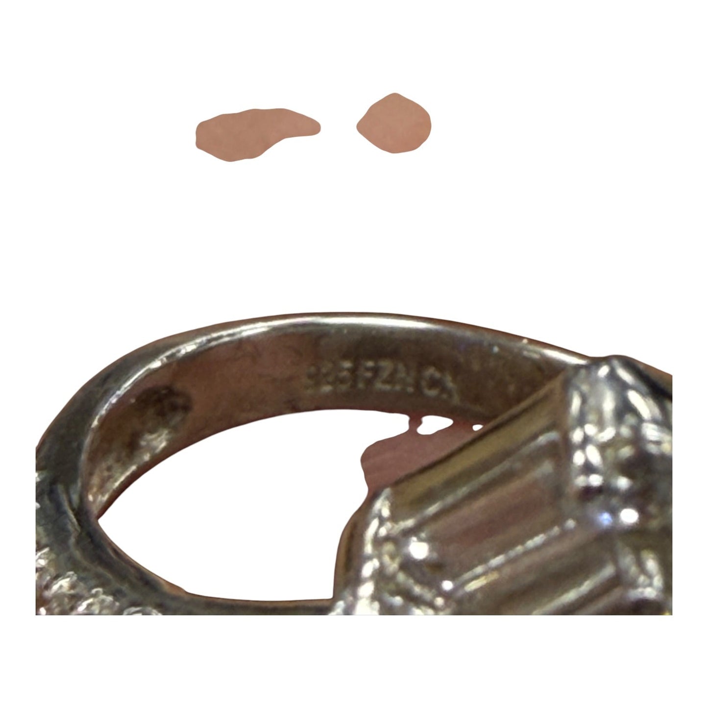 Ring Sterling Silver By Cmc In Silver size 7.5