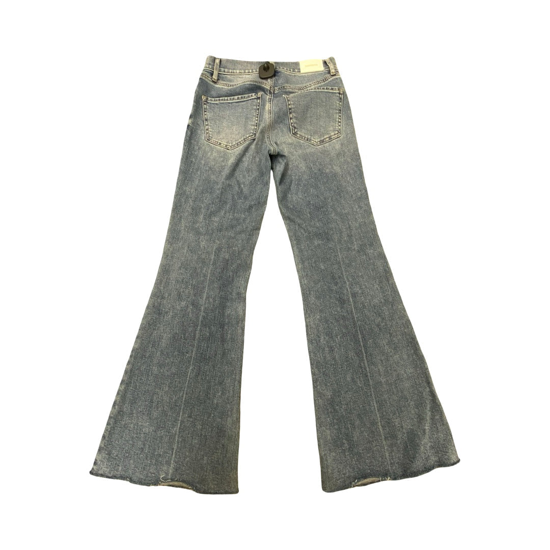 Jeans Flared By Express In Blue, Size:0