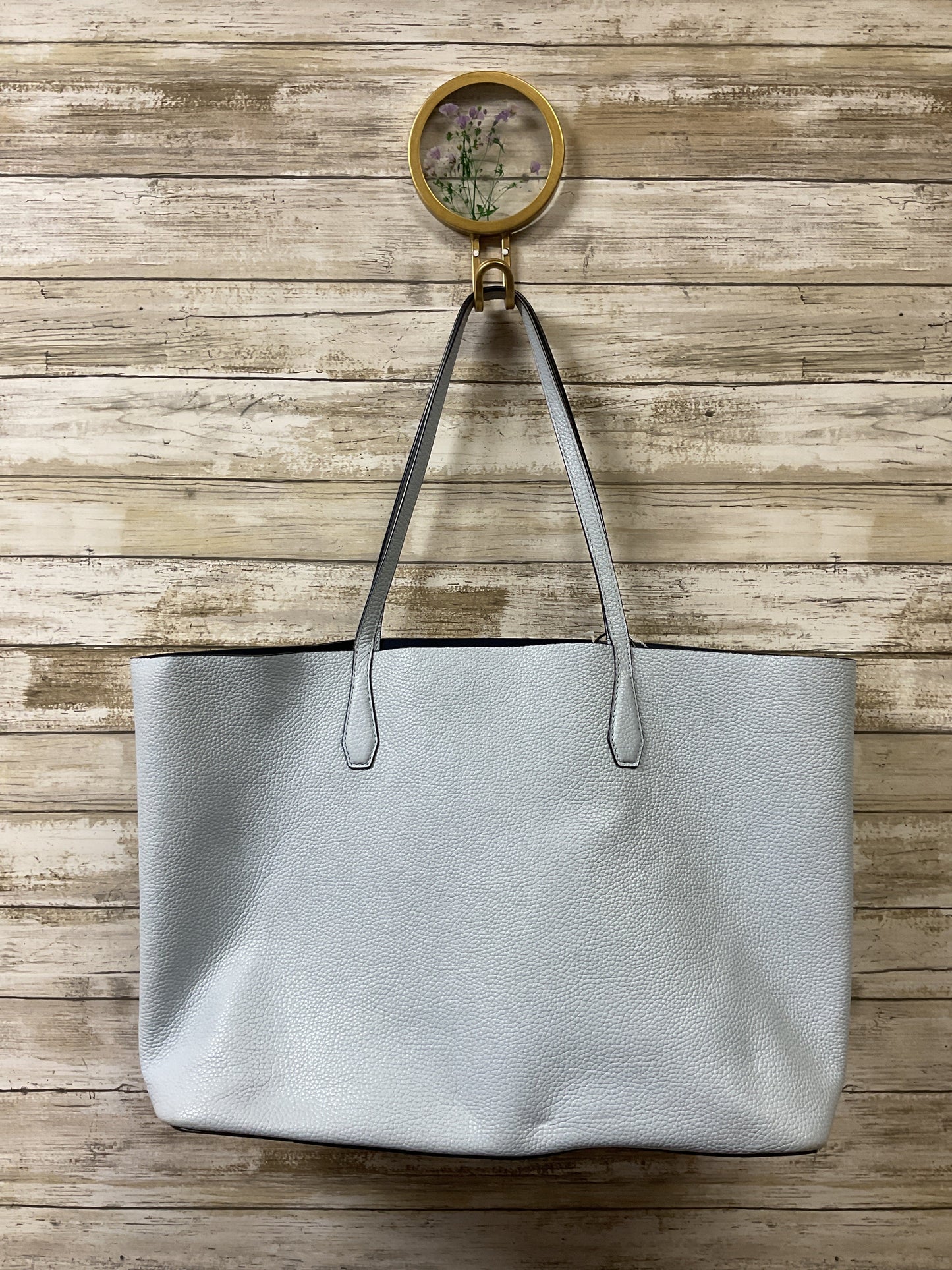 Handbag Designer By Tory Burch In Blue, Size:Large