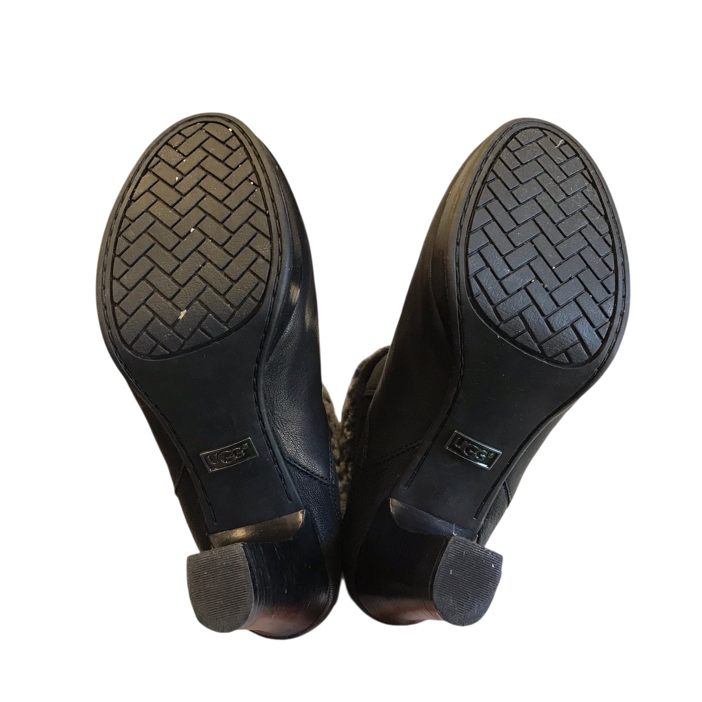 Boots Designer By Ugg In Black & Grey, Size:7