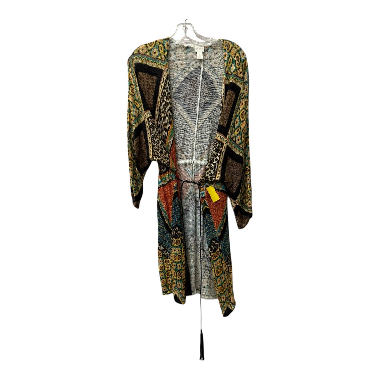 Cardigan By Chicos In Brown & Orange, Size:Xl