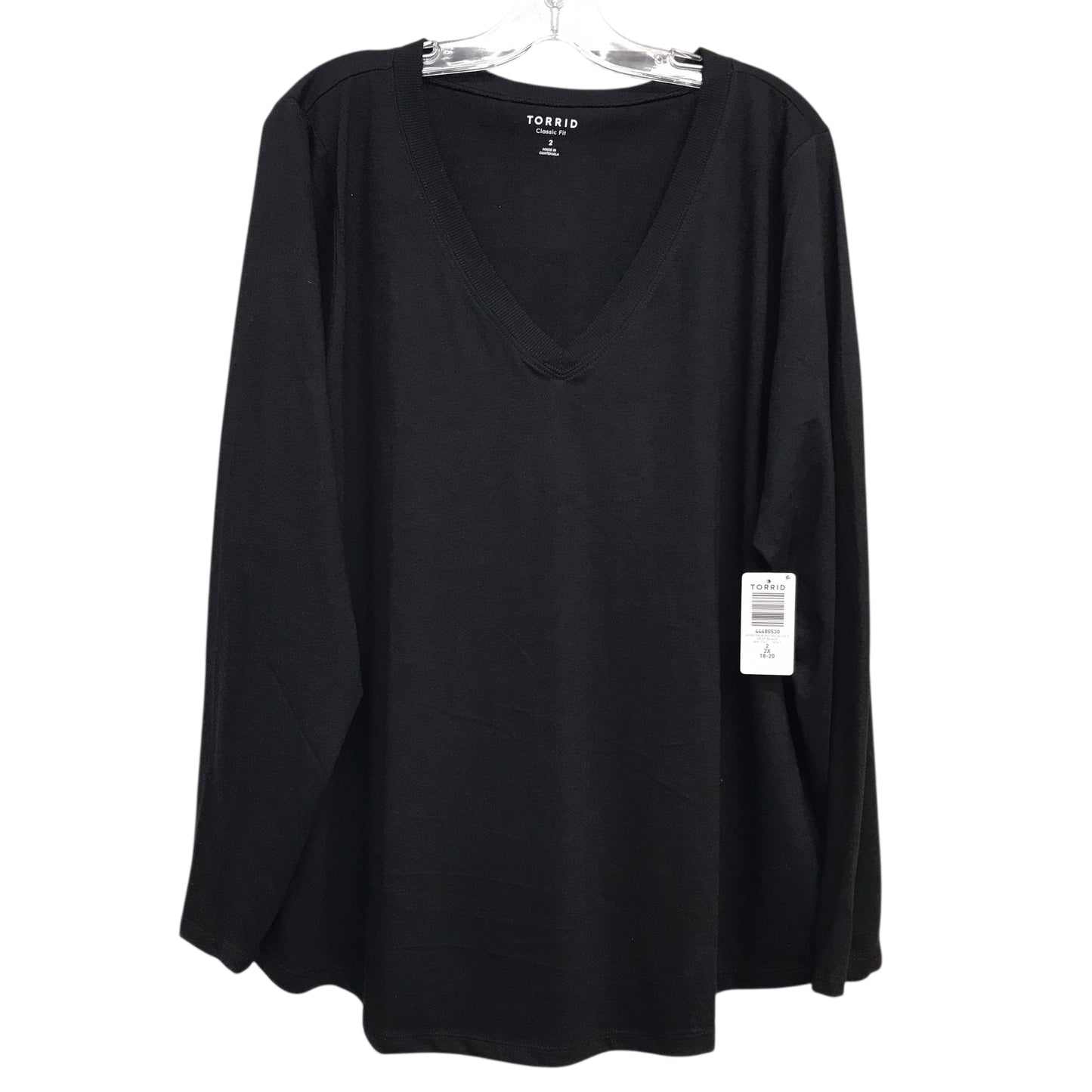 Top Ls Basic By Torrid In Black, Size:2X