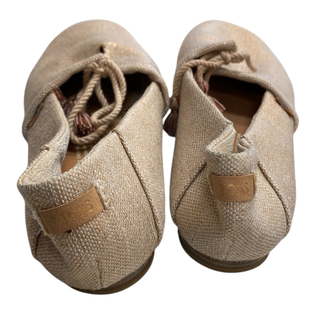 Shoes Flats By Toms In Beige, Size:7