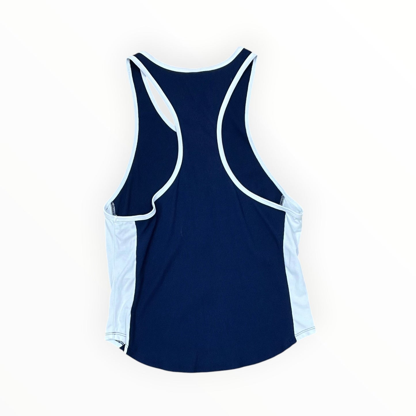 Top Sleeveless By Daily Practice By Anthropologie In Blue & White, Size:Xl