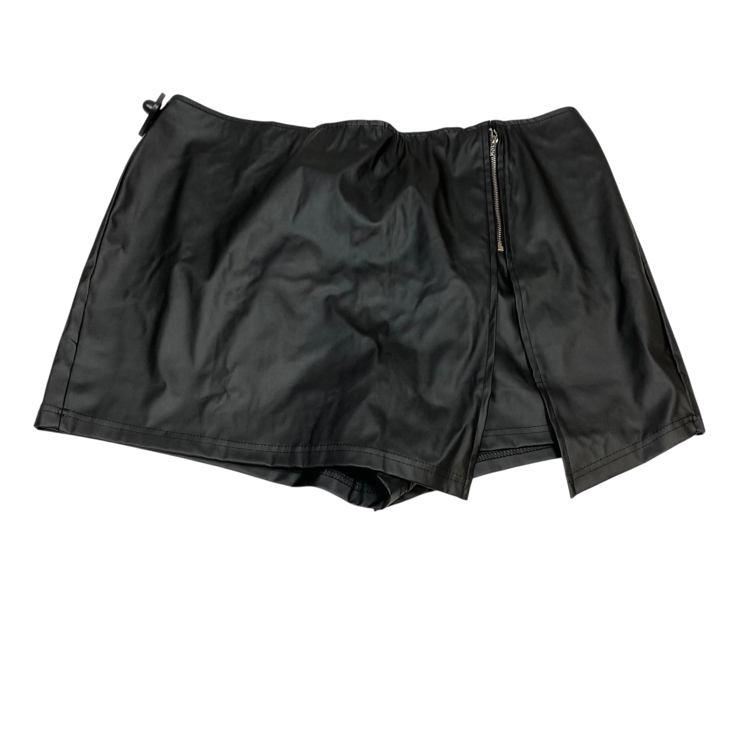 Skort By Shein In Black, Size:2X