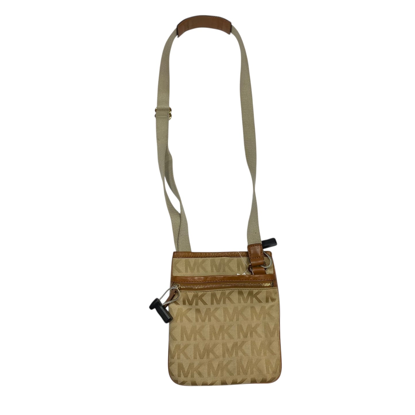 Crossbody Designer By Michael Kors In Brown, Size:Small