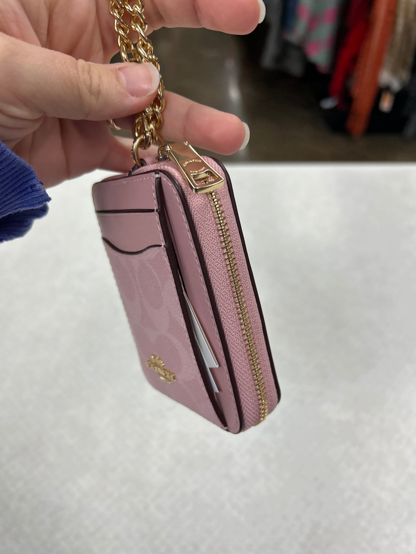 Wallet Designer By Coach In Pink, Size:Small
