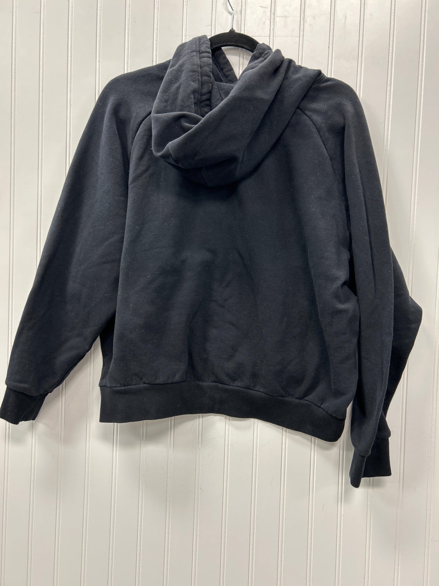 Sweatshirt Hoodie By Athleta In Black, Size:L
