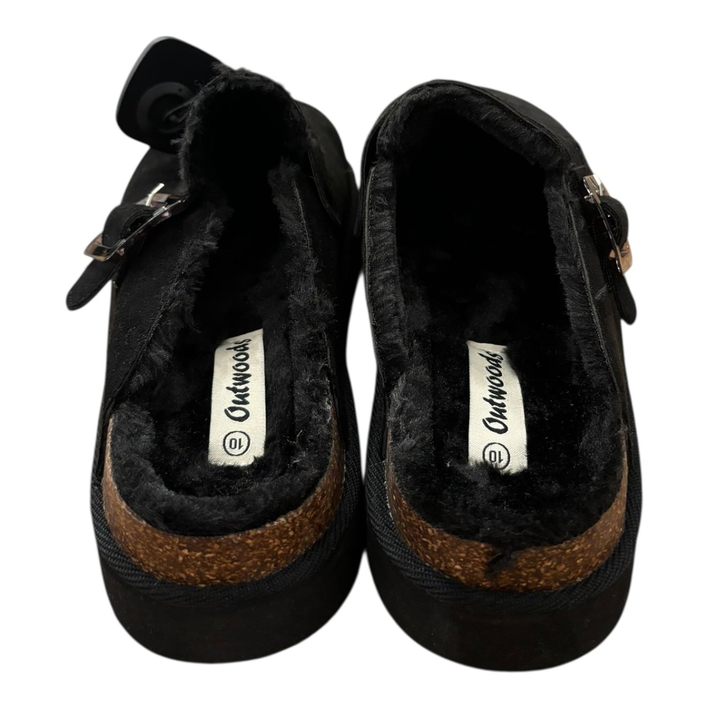 Shoes Flats By OUTWOODS In Black, Size:10