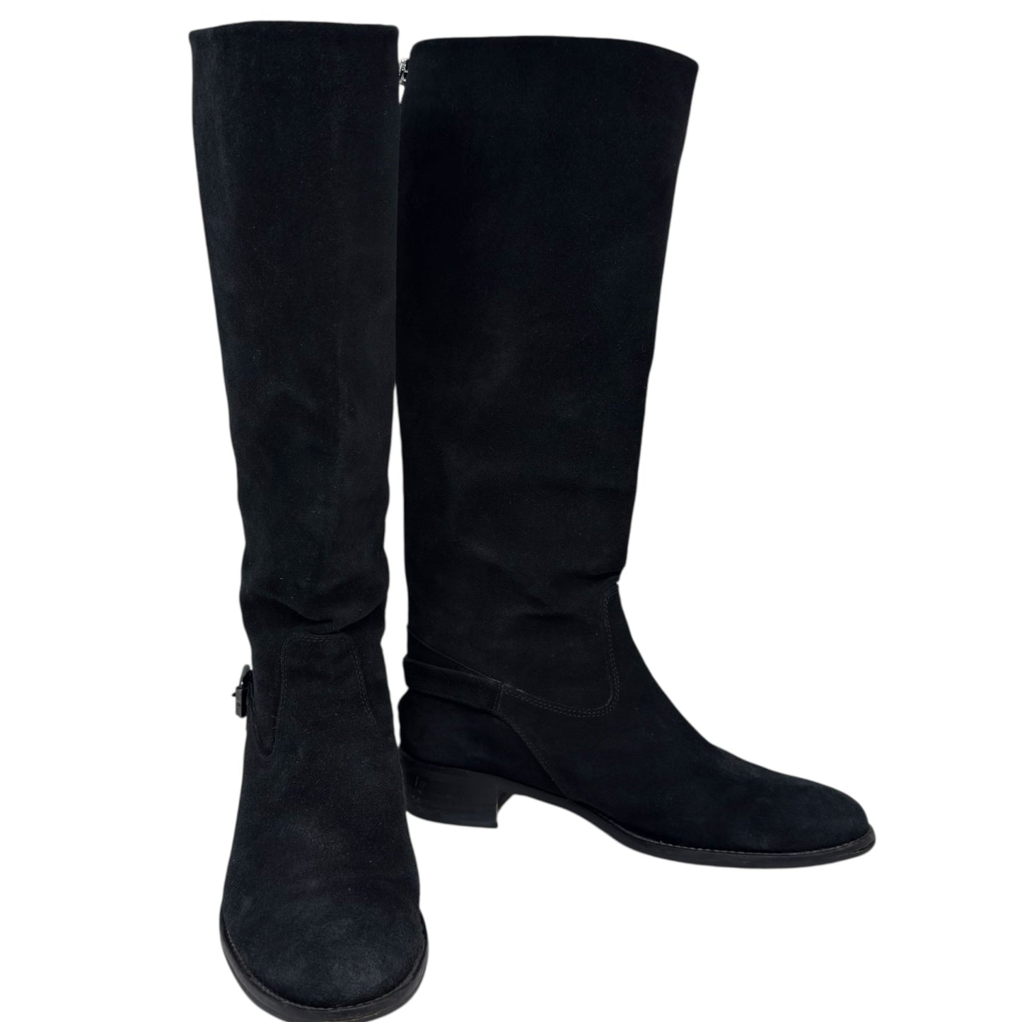 Olga Riding Boots By Aquatalia In Black, Size: 7.5