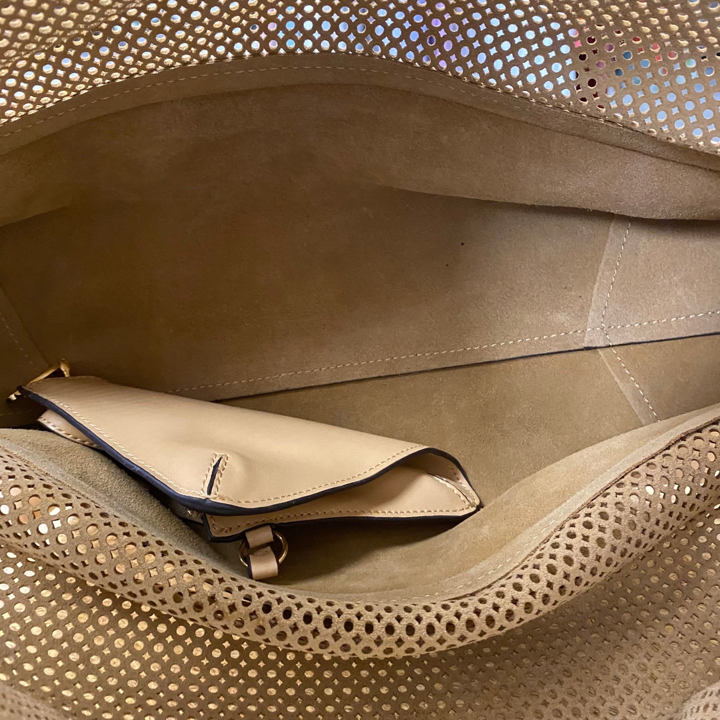 Handbag By Vince Camuto In Tan, Size:Large
