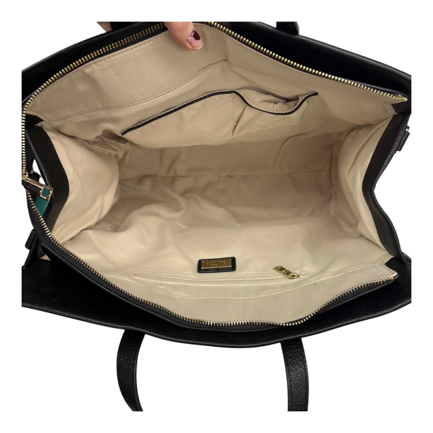 Handbag By Glitzy Girlz In Black, Size:Large