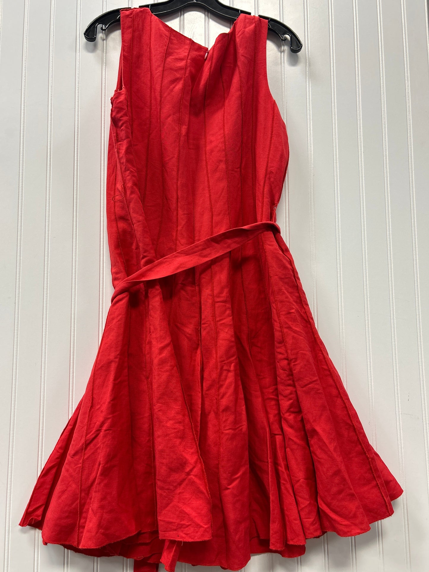 Dress Work By Calvin Klein In Red, Size:14