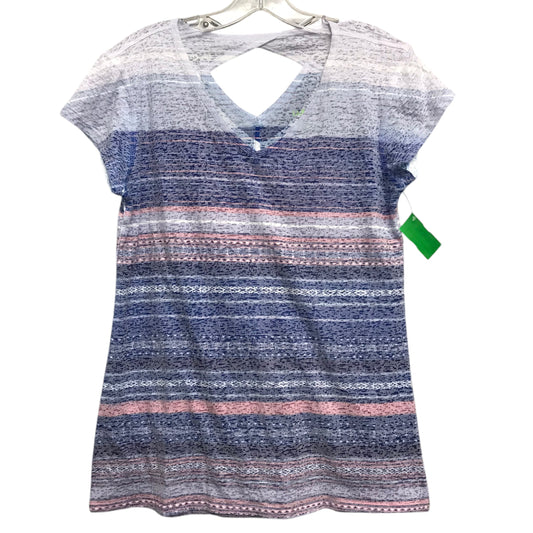 Top Ss By Earth Yoga In Blue, Size:Xl