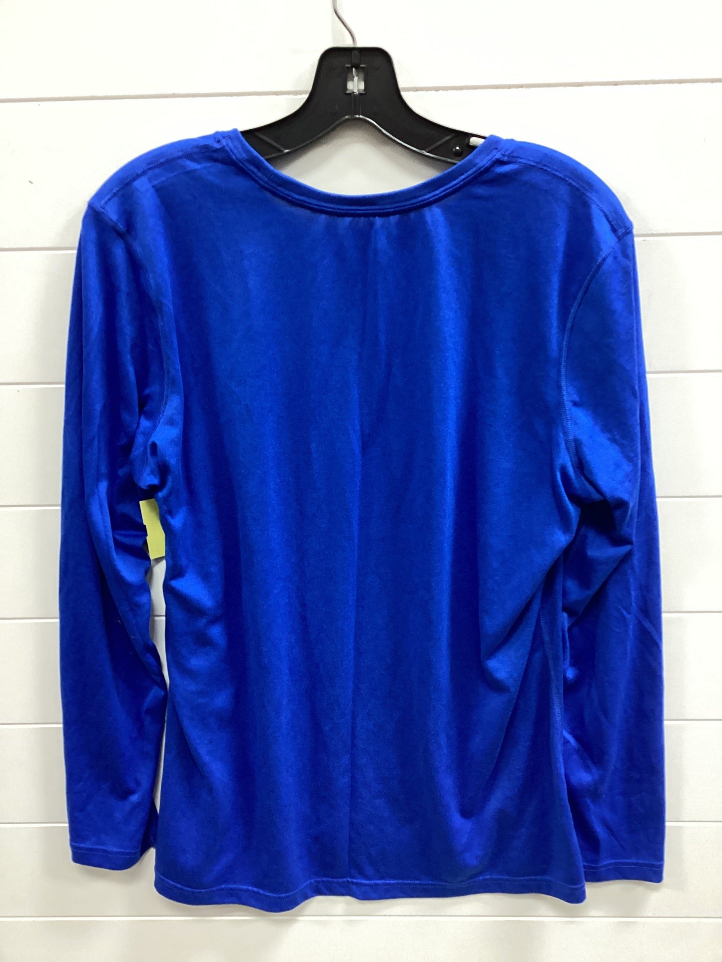Athletic Top Ls Crewneck By Nike Apparel In Blue, Size:Xl