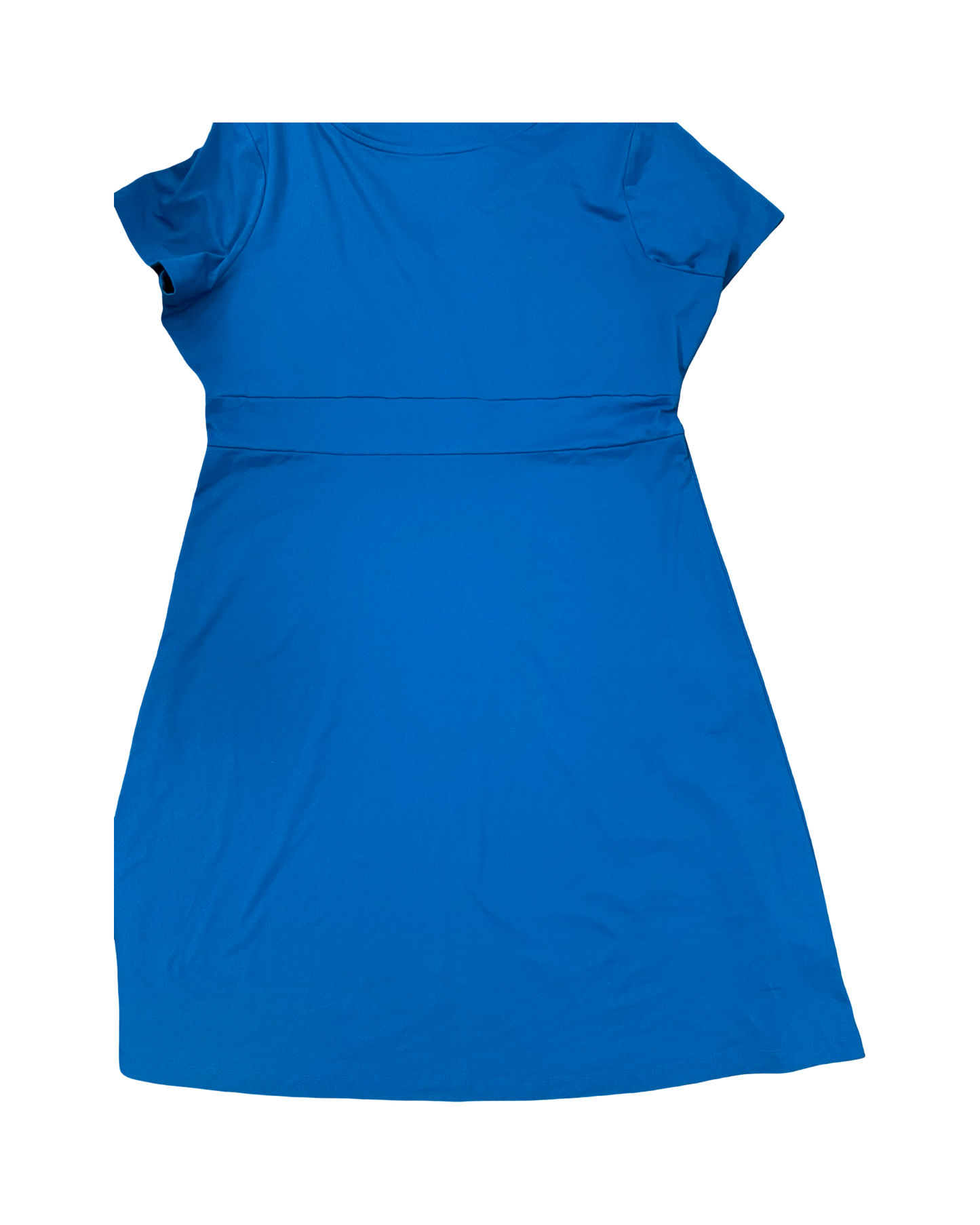 Dress Casual Midi By Eddie Bauer In Teal, Size:2X