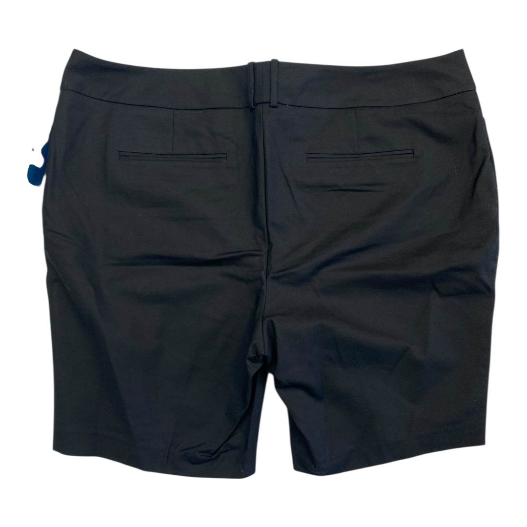 Shorts By Eloquii In Black, Size:22