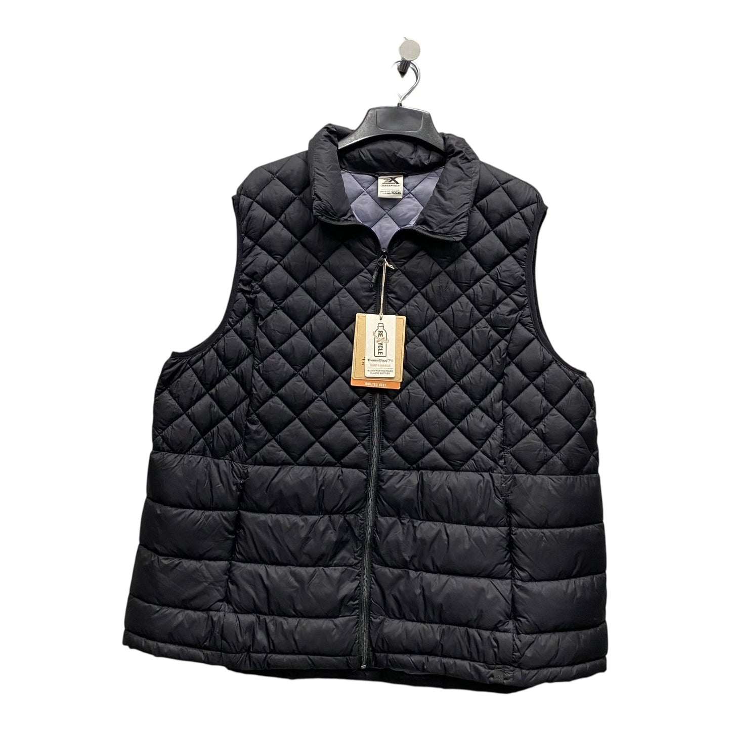 Vest Puffer & Quilted By Zero Xposure In Black, Size:3X