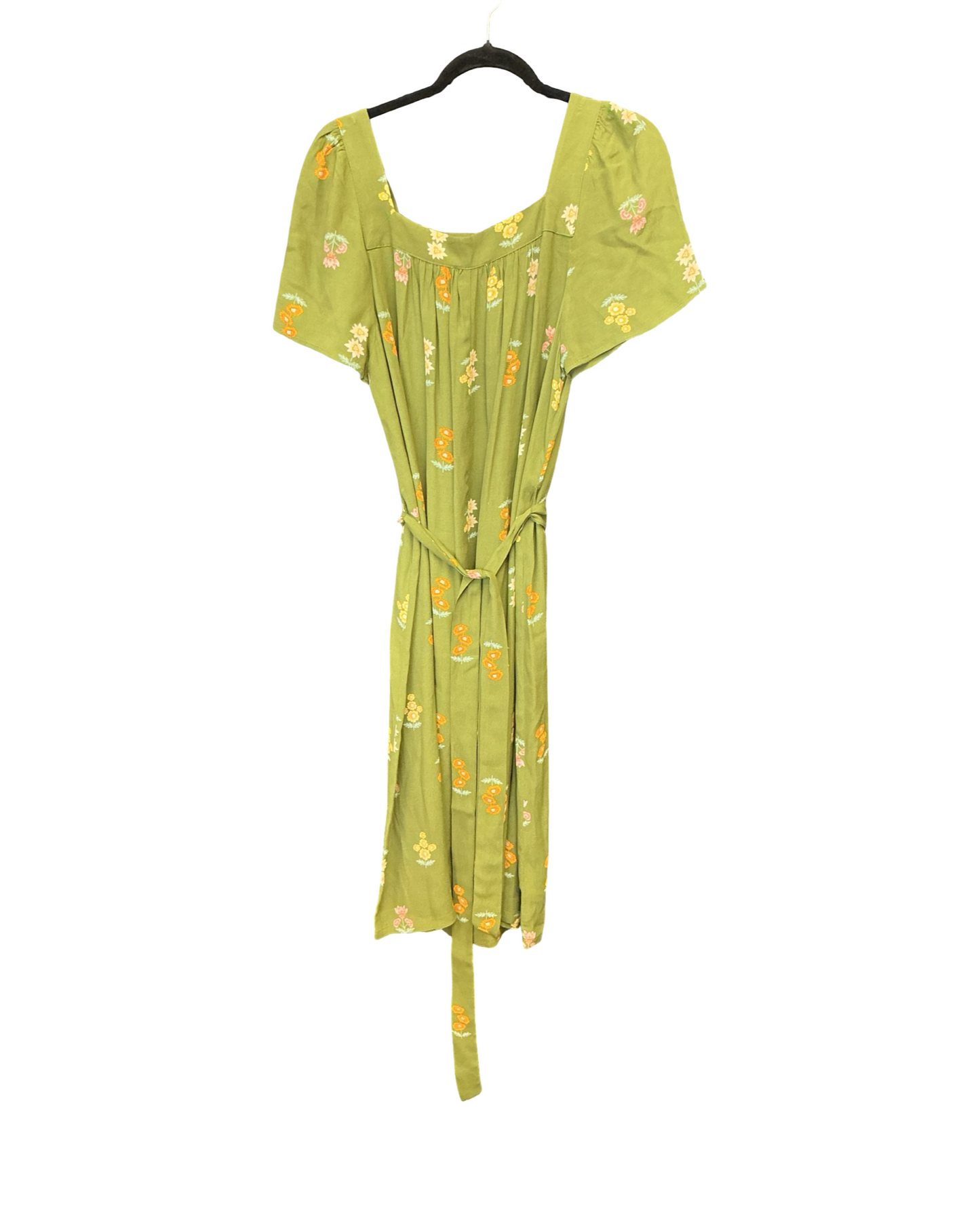 Dress Casual Midi By Loft In Green, Size:L
