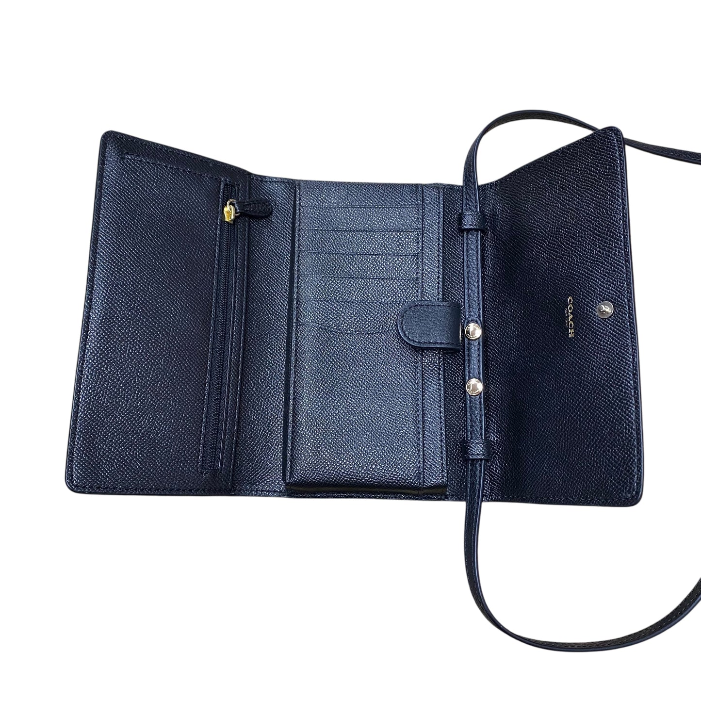 Handbag Designer By Coach In Black, Size:Small