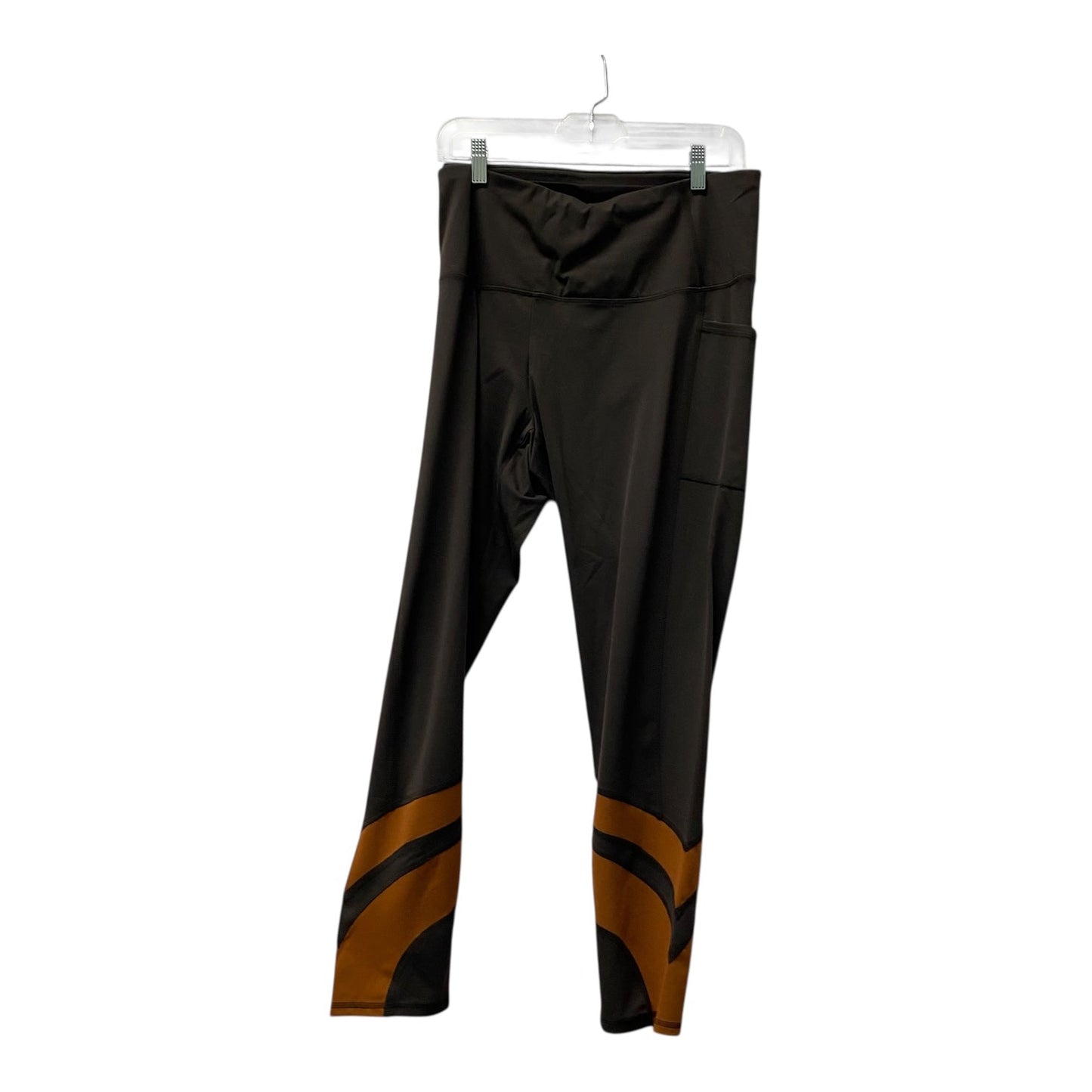 Athletic Leggings By Zenergy By Chicos In Brown, Size:Xl