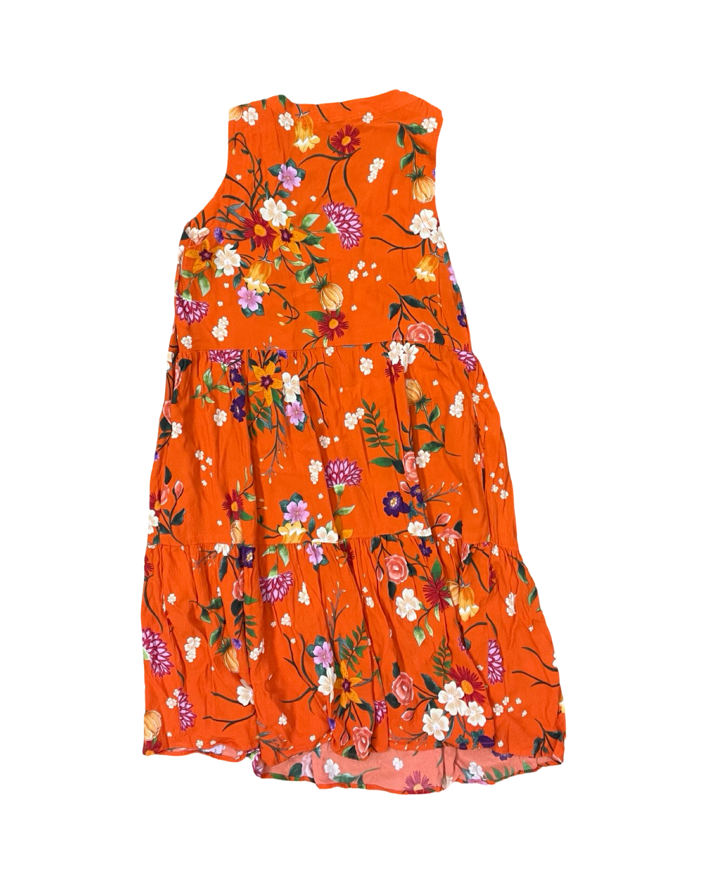 Dress Casual Short By Matty M In Orange, Size:M