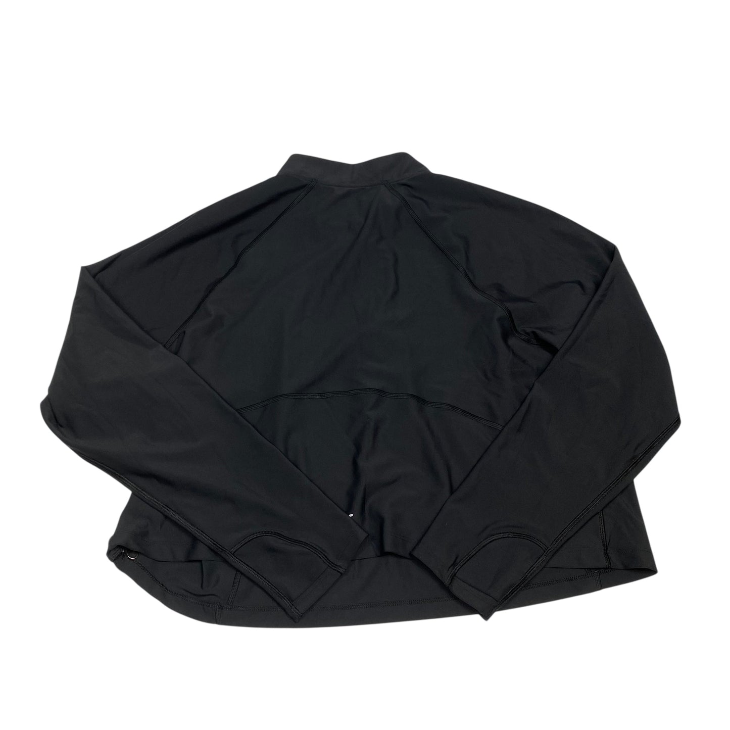 Athletic Top Ls Collar By Old Navy In Black, Size:3X