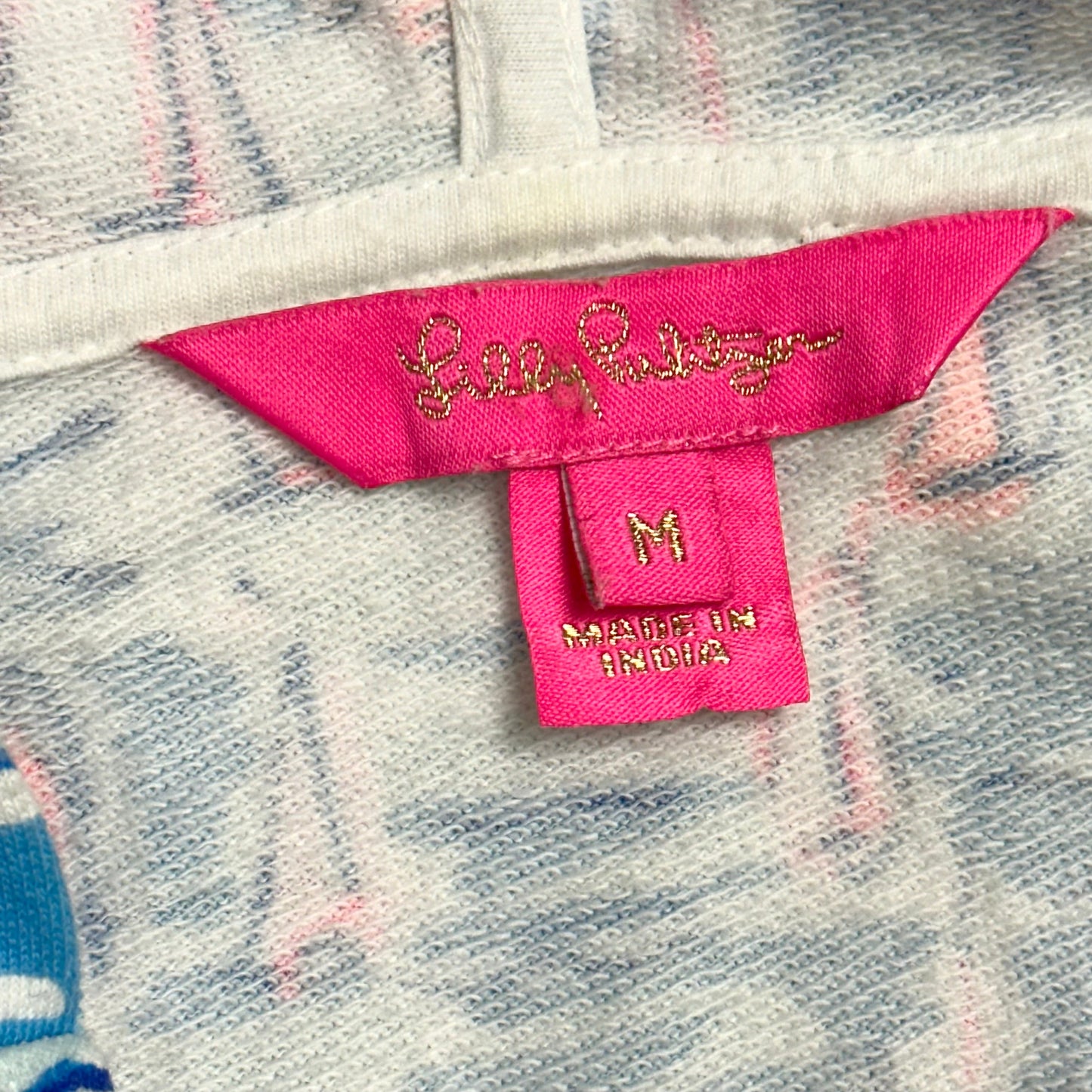 Sweatshirt Designer By Lilly Pulitzer In Blue & White, Size: M