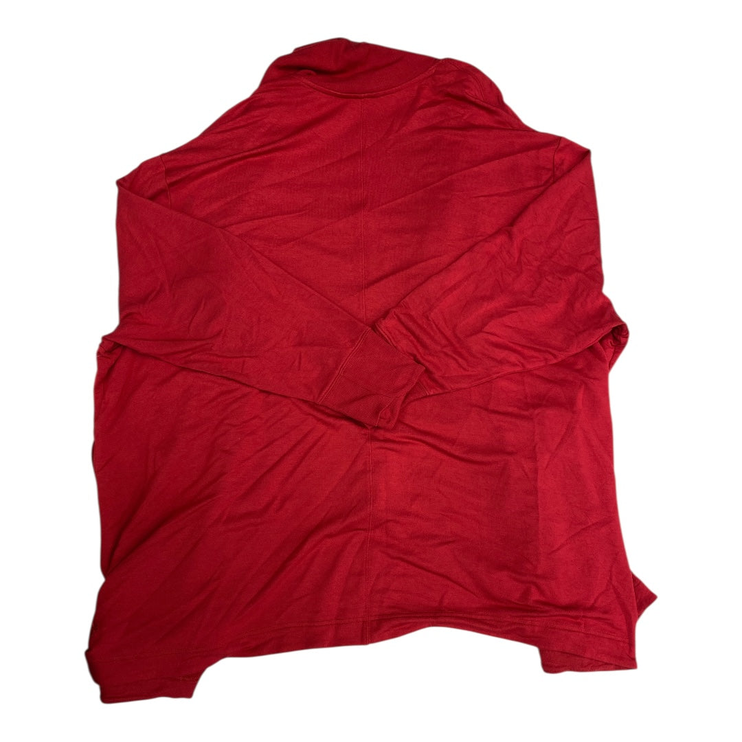 Athletic Jacket By Athleta In Red, Size:3X