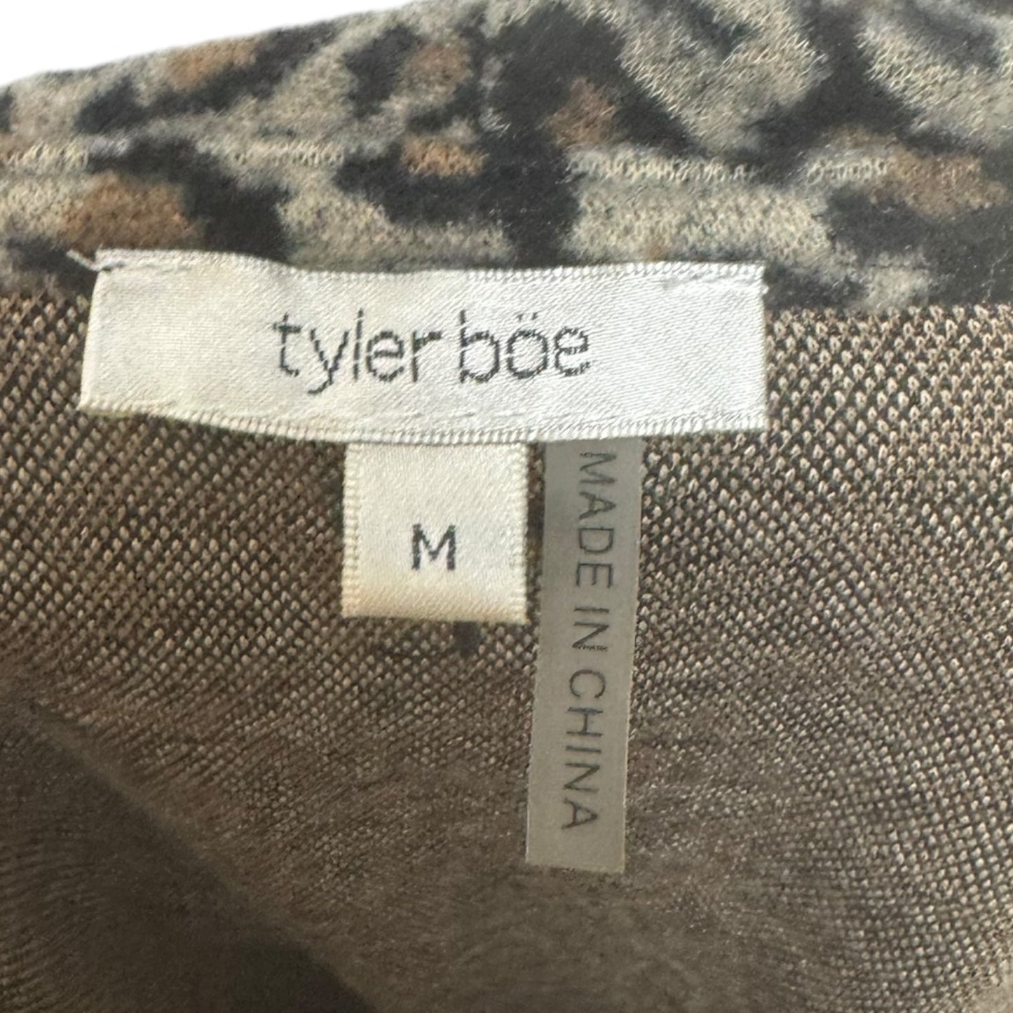 Ruffle Sweater Cardigan By J Mclaughlin In Animal Print, Size: M