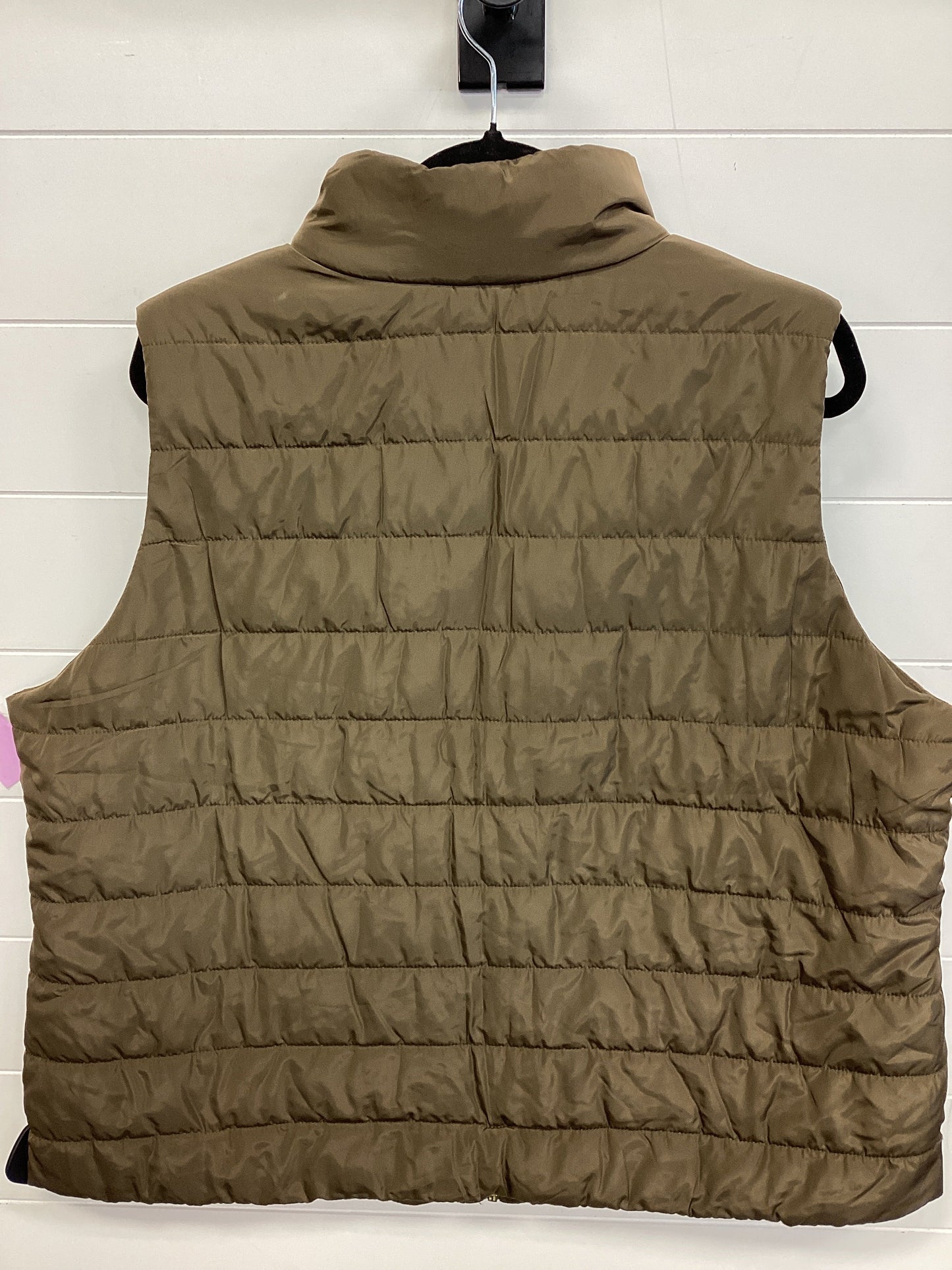 Vest Puffer & Quilted By Michael By Michael Kors In Green, Size:L