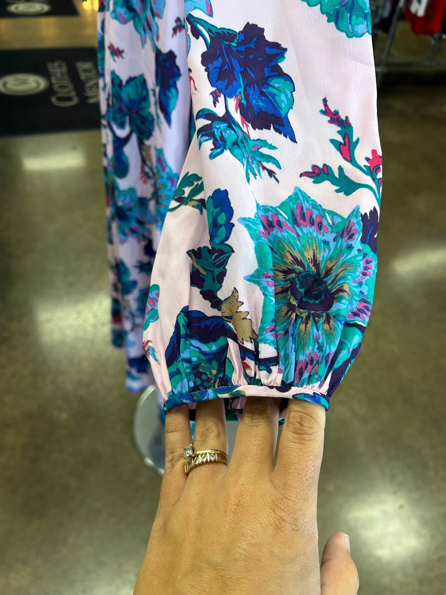 Dress Designer By Diane Von Furstenberg In Floral Print, Size:6