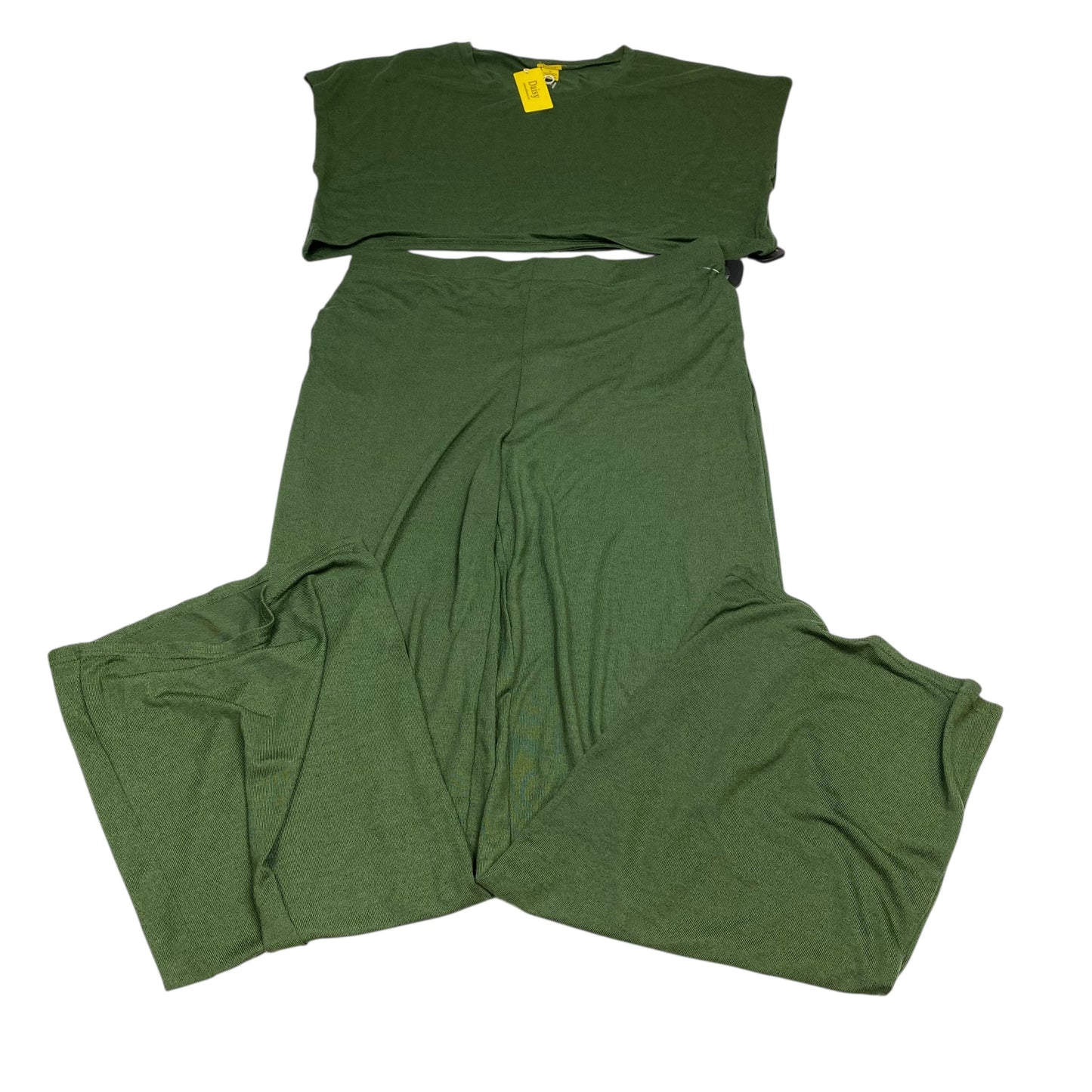 Lounge Set Pants By Daisy In Green, Size:3X