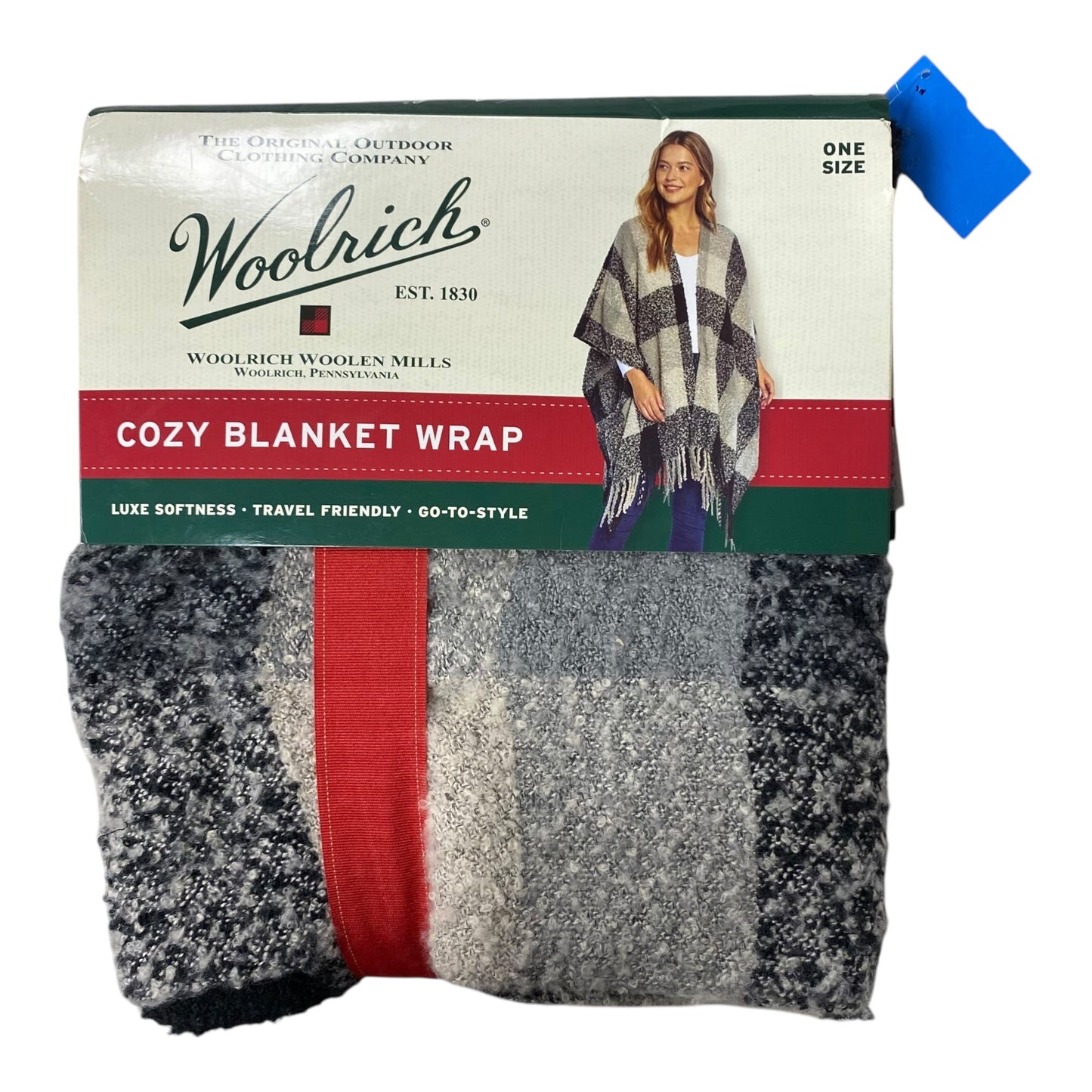 Shawl By Woolrich In Grey, Size:Osfm