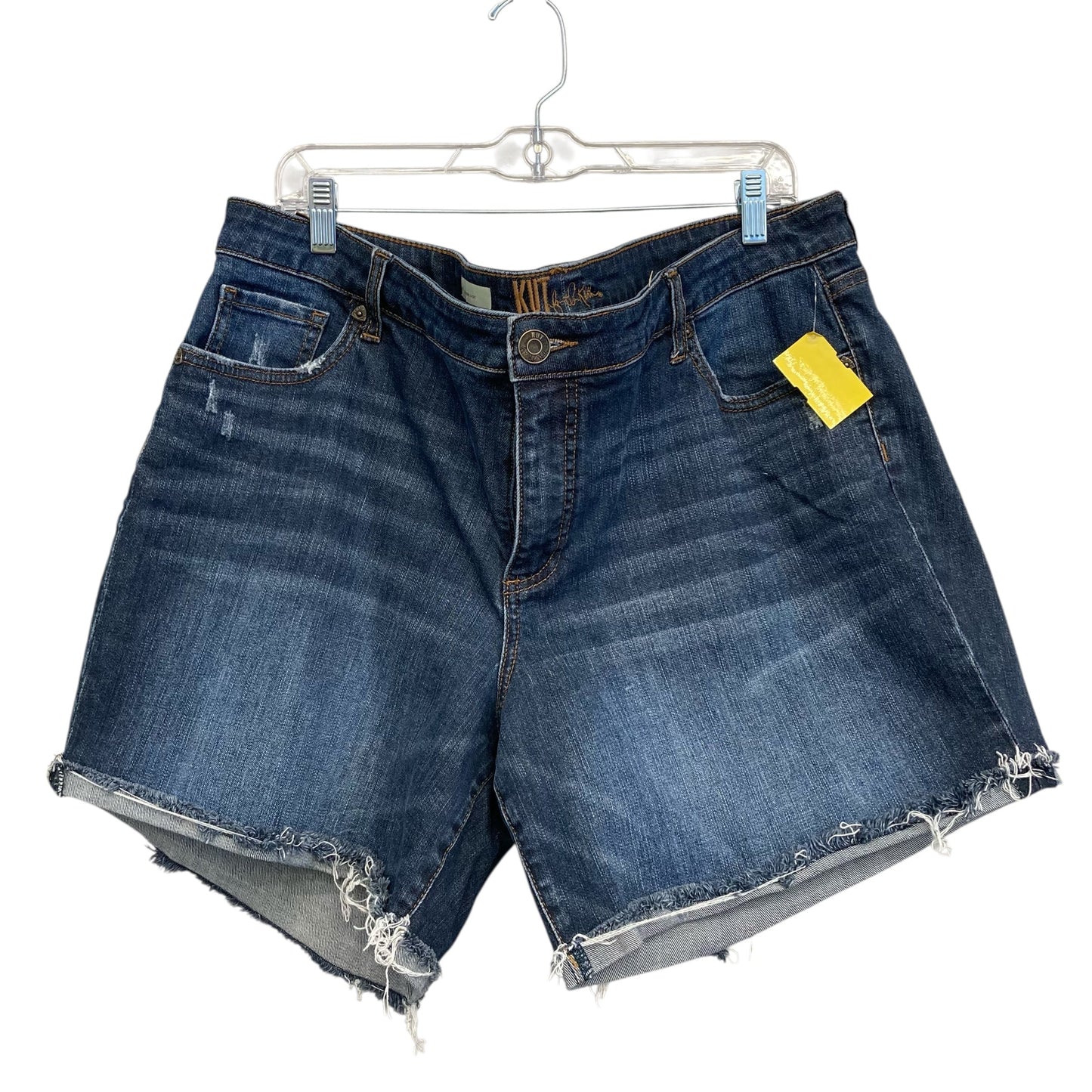 Shorts By Kut In Blue Denim, Size:16