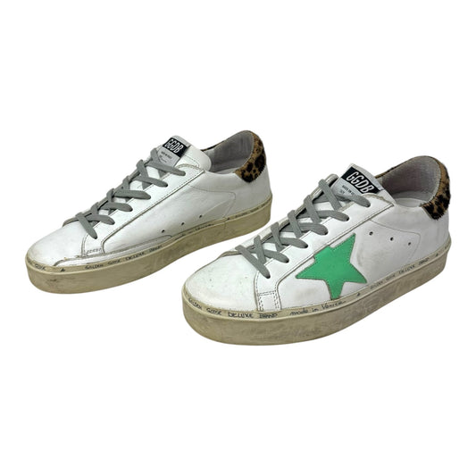 Hi-Star Sneakers Shoes Luxury Designer By Golden Goose In Animal Print, Size: 7.5 (IT 38)