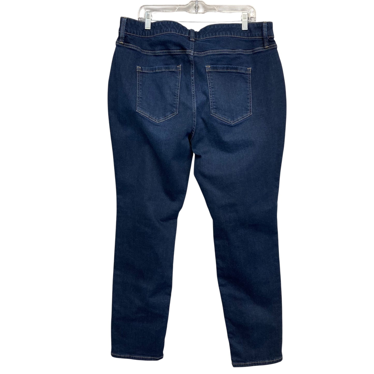 Jeans Boot Cut By Liz Claiborne In Blue Denim, Size:16