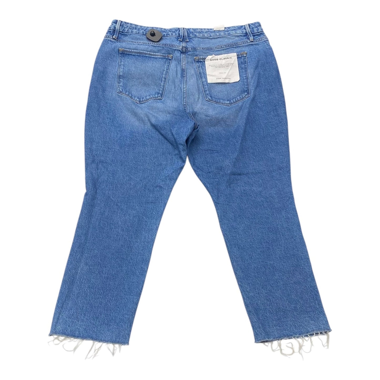 Jeans Skinny By Good American In Blue Denim, Size:18