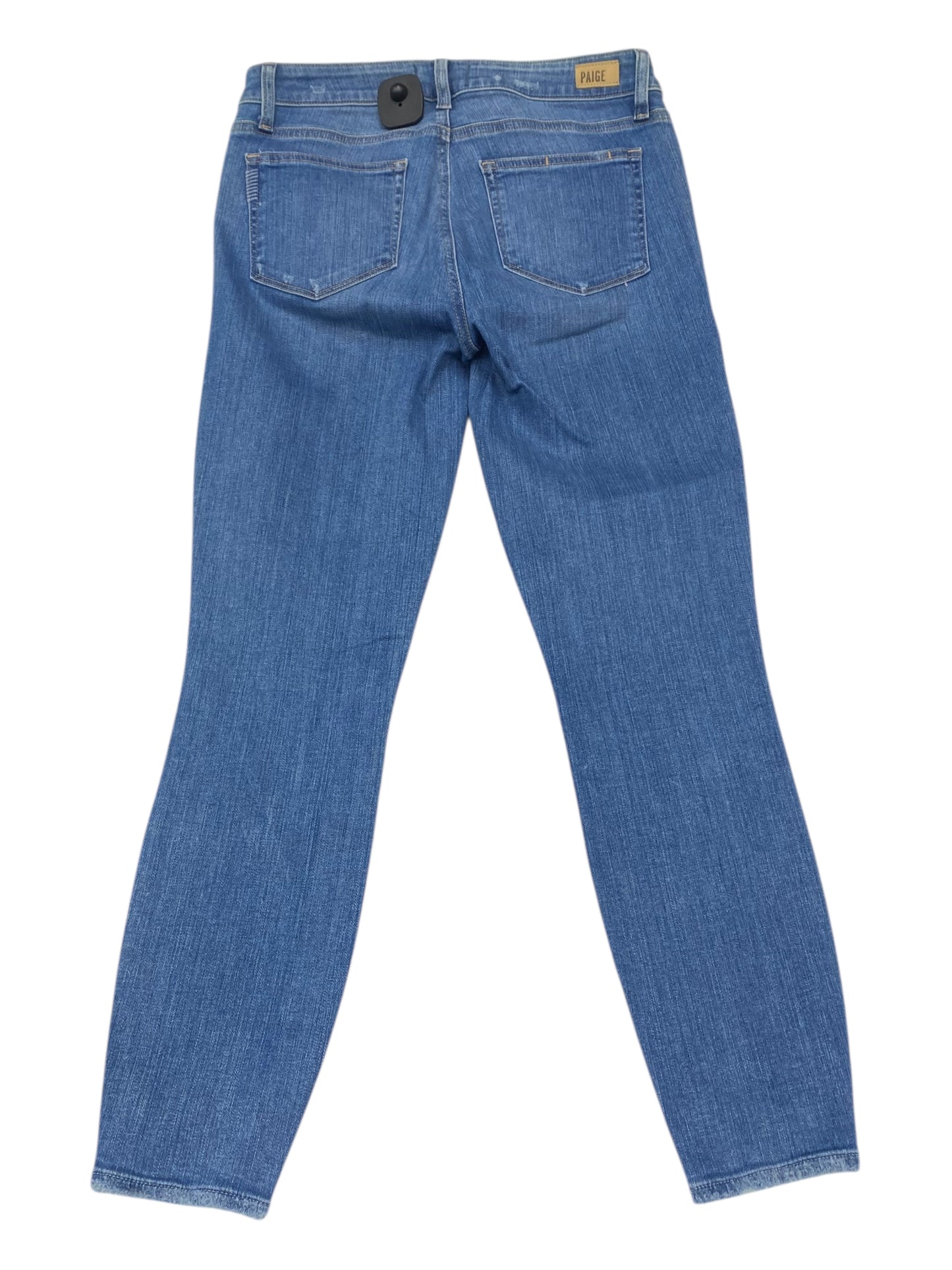 Jeans Skinny By Paige In Blue Denim, Size:6