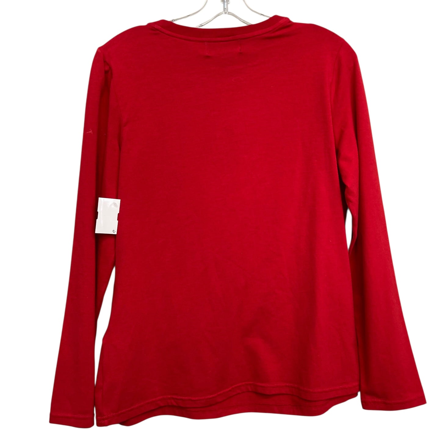 Athletic Top Ls Collar By Ralph Lauren In Red, Size:L