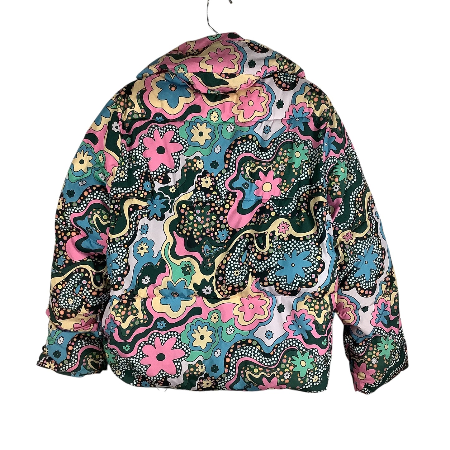 Coat Puffer & Quilted By Cmc In Multi-colored, Size: M (AS IS)