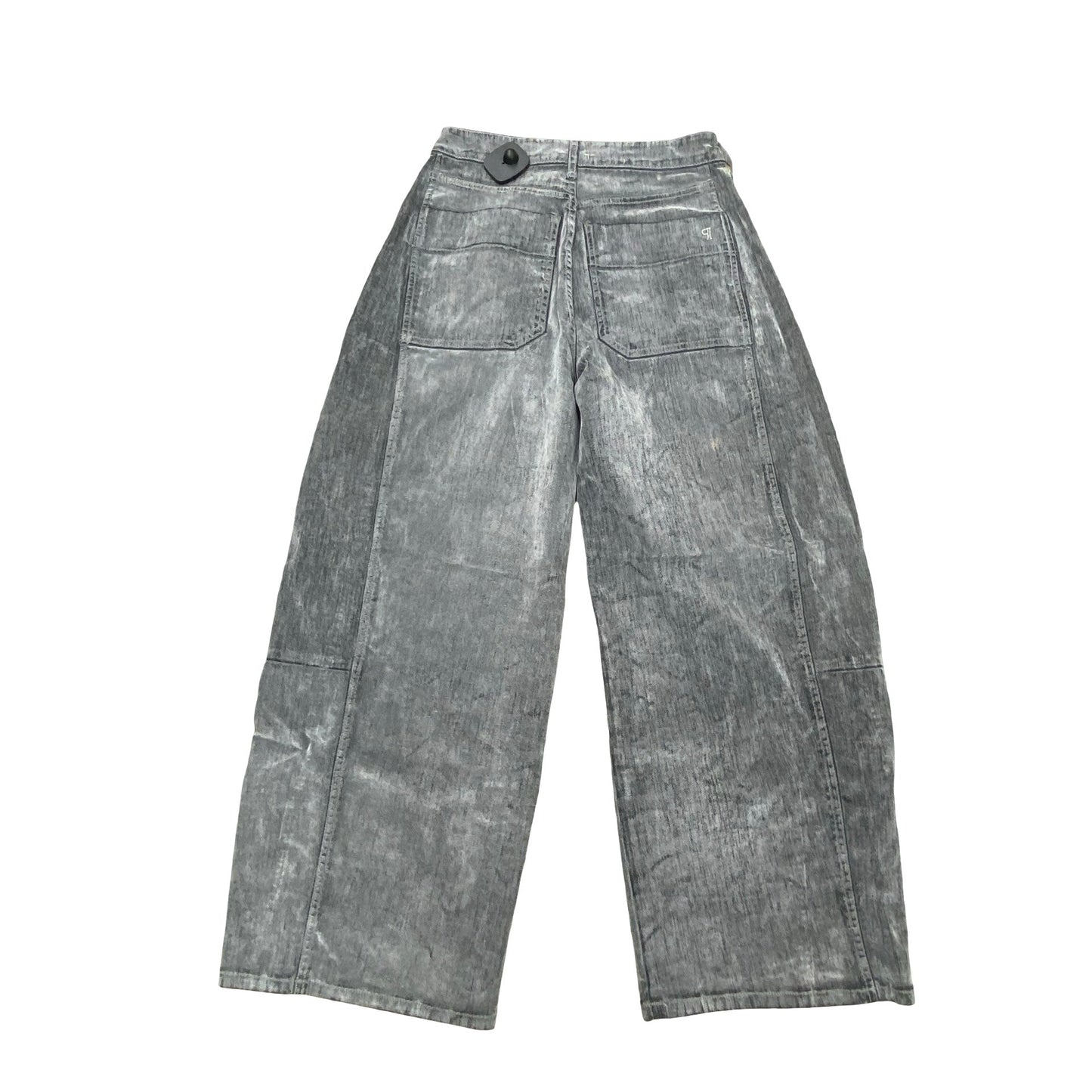 Jeans Barrel By Pilcro In Grey Velvet Denim, Size:24