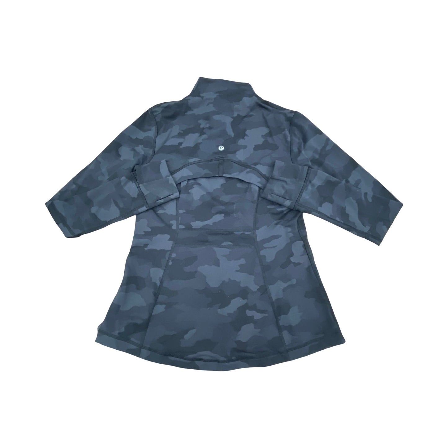 Athletic Jacket By Lululemon In Camouflage Print, Size:10