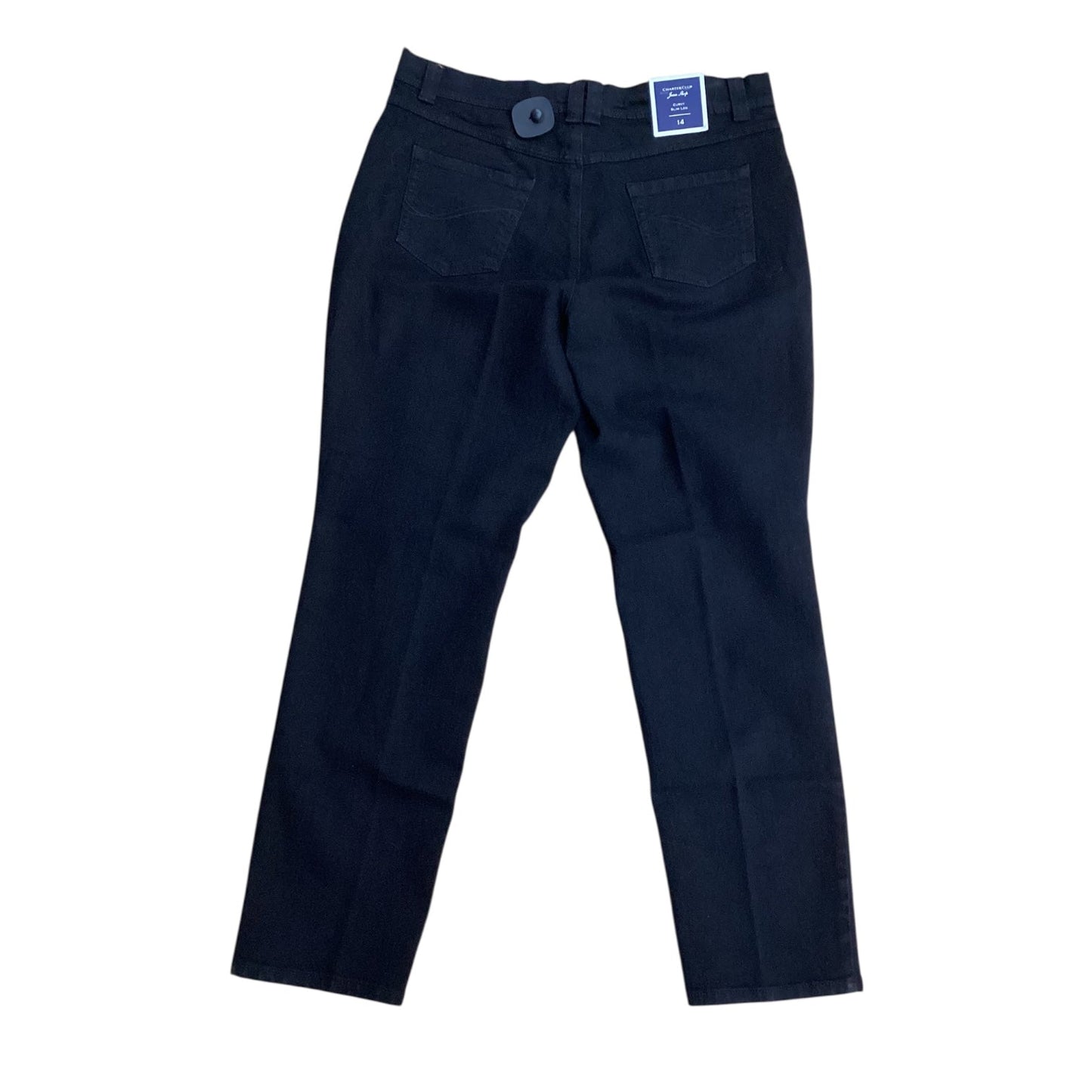 Jeans Skinny By Charter Club In Black, Size:14