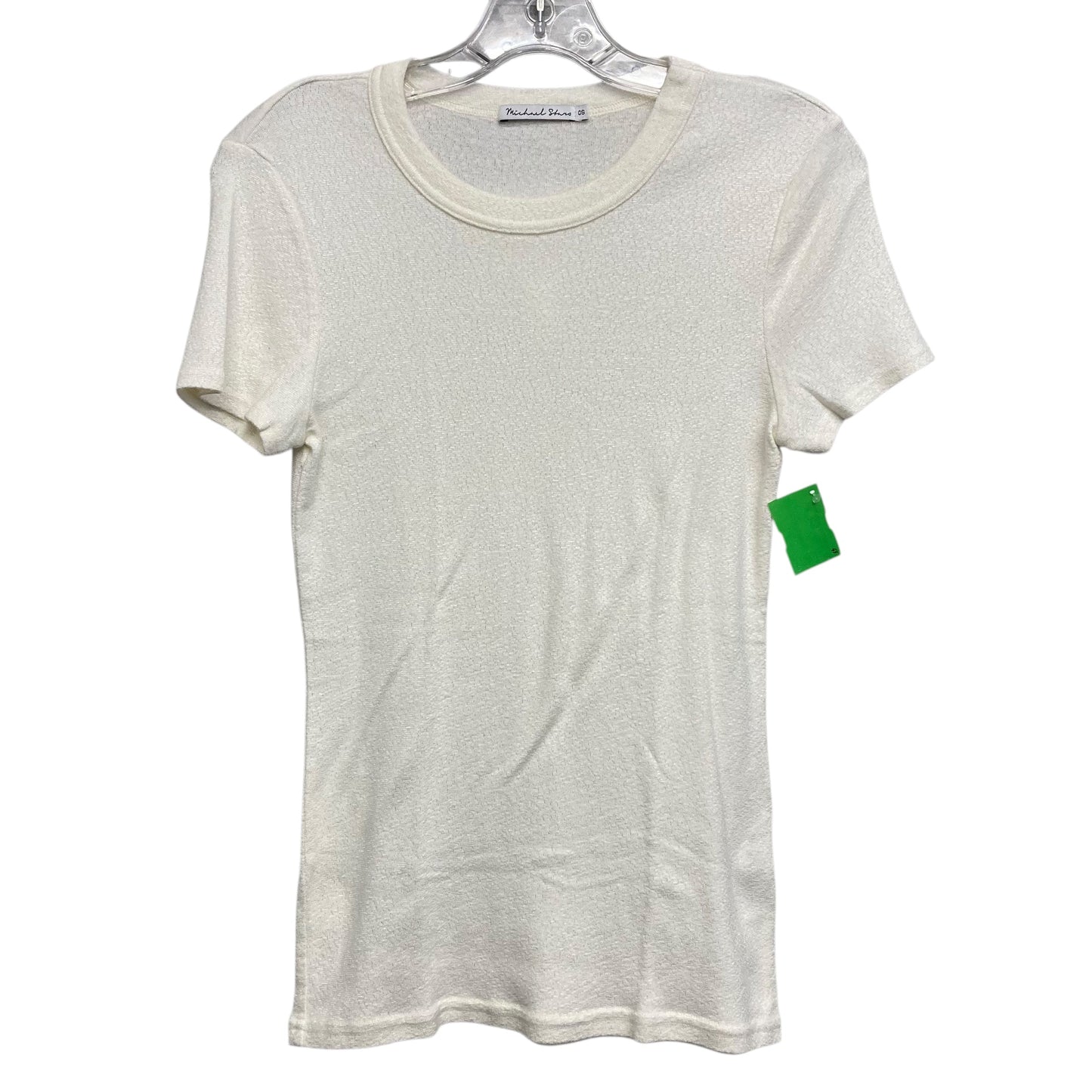 Top Ss Basic By Michael Stars In Cream, Size:Osfm