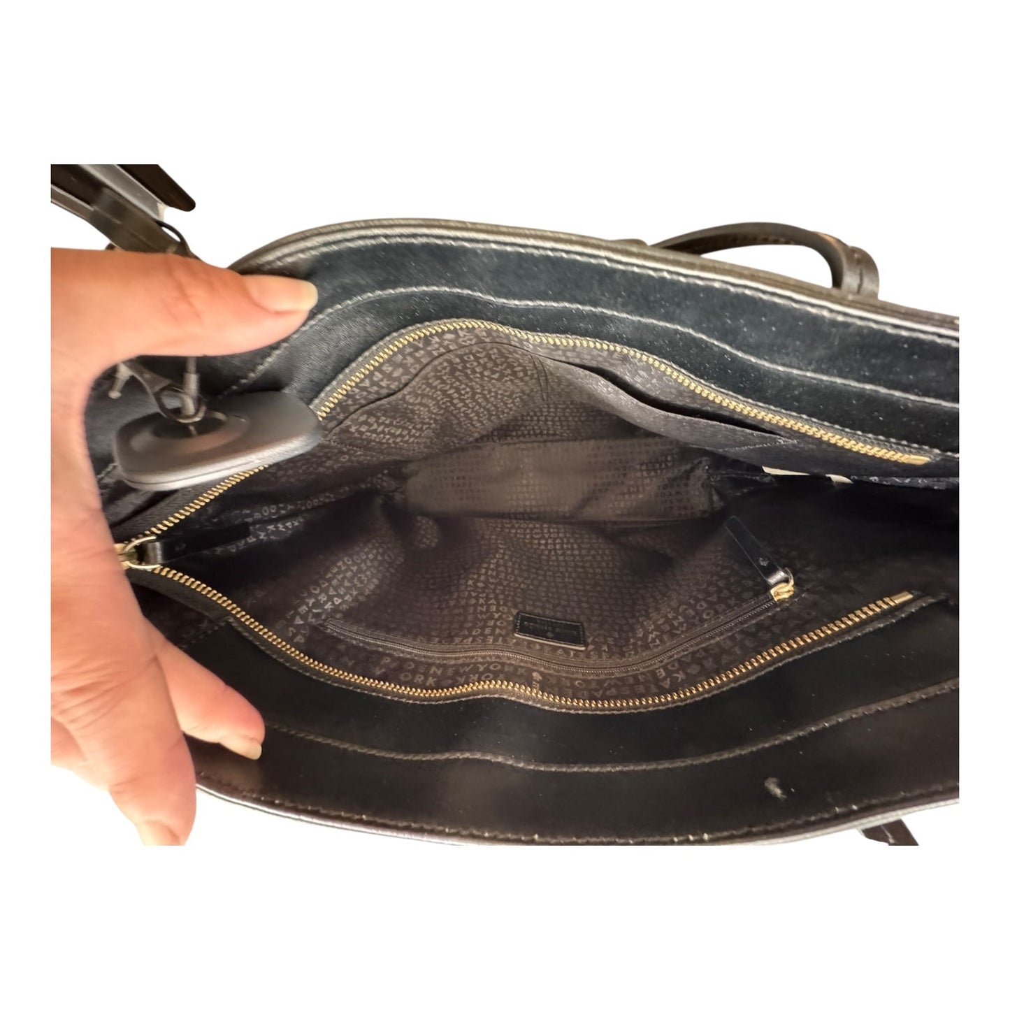 Handbag Designer By Kate Spade In Black, Size:Large