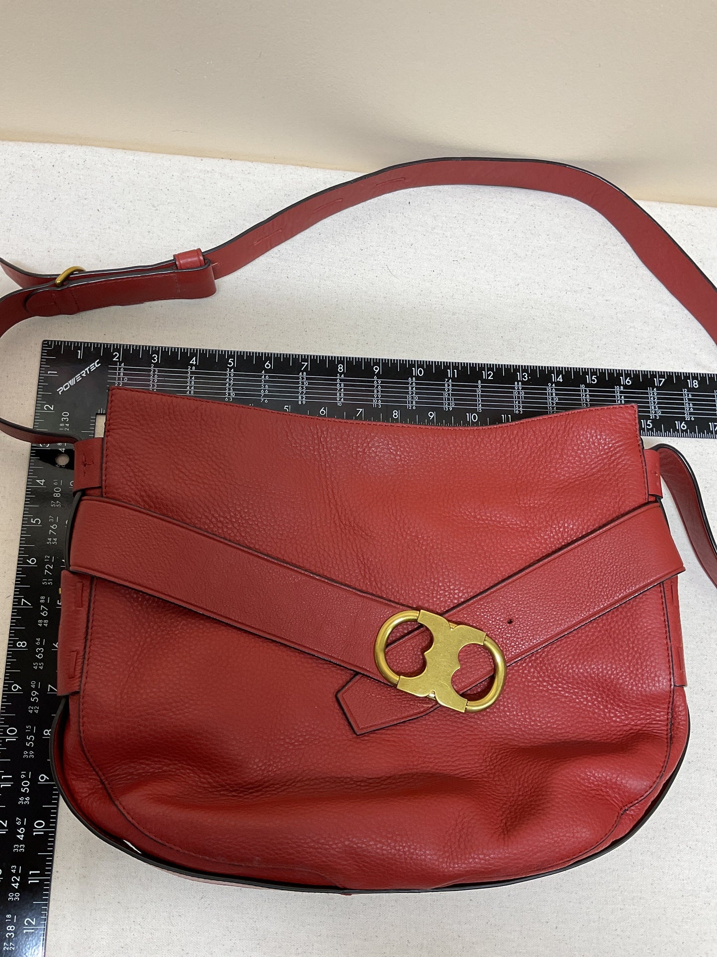Crossbody Designer By Tory Burch In Red, Size:Large